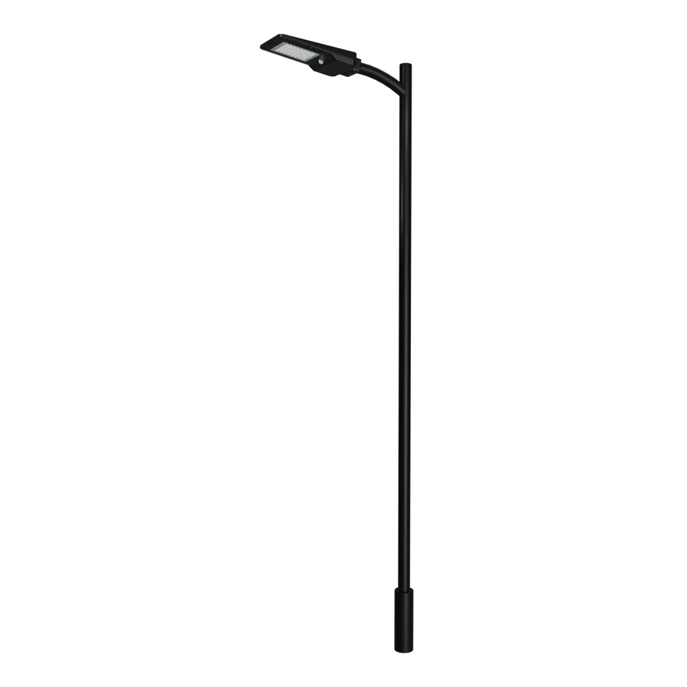ΗΛΙΑΚΟ ΦΩΤΙΣΤΙΚΟ ΟΔΙΚΟΥ ΔΙΚΤΥΟΥ LED SMD ACA ORVEL12CCT ΜΑΥΡΟ 12W 3000K/4000K/6500K 1900LM 3CCT PIR IP65