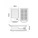 SOLAR SENSOR SMD LED WALL BLACK 2W 200Lm 4000K IP65 120° ACA