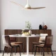 ΑΝΕΜΙΣΤΗΡΑΣ ΟΡΟΦΗΣ ΦΩΣ DIMMABLE Φ132 DC40W 3ABS ΛΕΥΚΑ ΠΤΕΡΥΓΙΑ ΤΗΛΕΧΕΙΡΙΣΤΗΡΙΟ 2 ΑΝΑΡΤΗΣΕΙΣ 15&25ΕΚ ACA