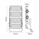 LED HIGH POWER FLOOD LUMINAIRE 480W 74400LM 5000K 40° 230V AC IP66 IK10 ACA