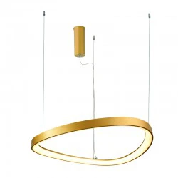 ΚΡΕΜΑΣΤΟ Φ/Σ LED 73W CCT 5800LM HARMONY ΧΡΥΣΟ ΑΛΟΥΜΙΝΙΟ IP20 D80XH120CM ACA