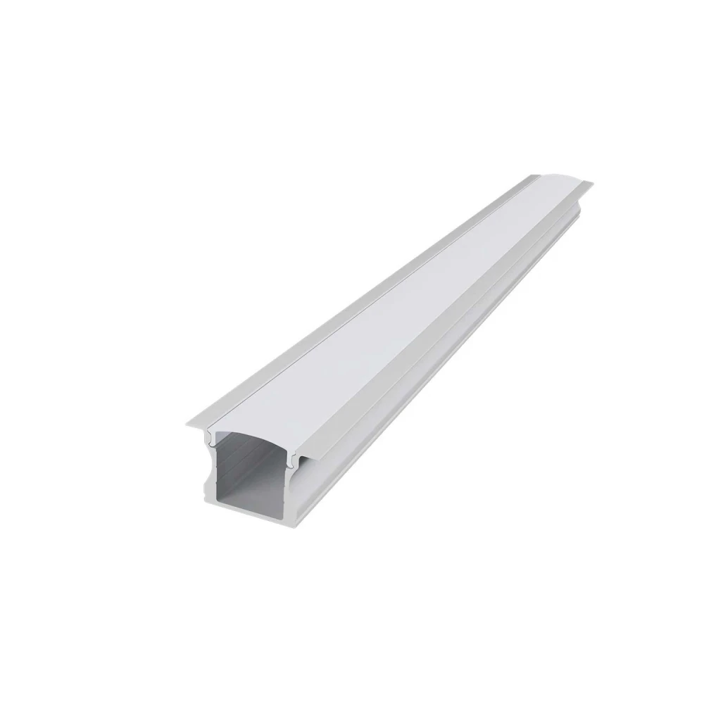 HAZEL ΠΡΟΦΙΛ ΑΛΟΥΜΙΝΙΟΥ P115U ΛΕΥΚΟ ME ΟΠΑΛ PC ΚΑΛΥΜΜΑ 2m/pc ACA