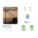 LED URBAN LUMINAIRE POWER ADJUSTABLE CCT 230V IK08 IP66 5YRS GUARANTEE INGE - ACA