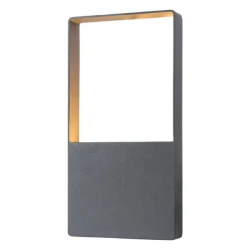 EDISON LED Απλίκα Εξωτερικού Χώρου Σε Σκούρο Γκρι - Up 4W IP54 AGIRA - ACA