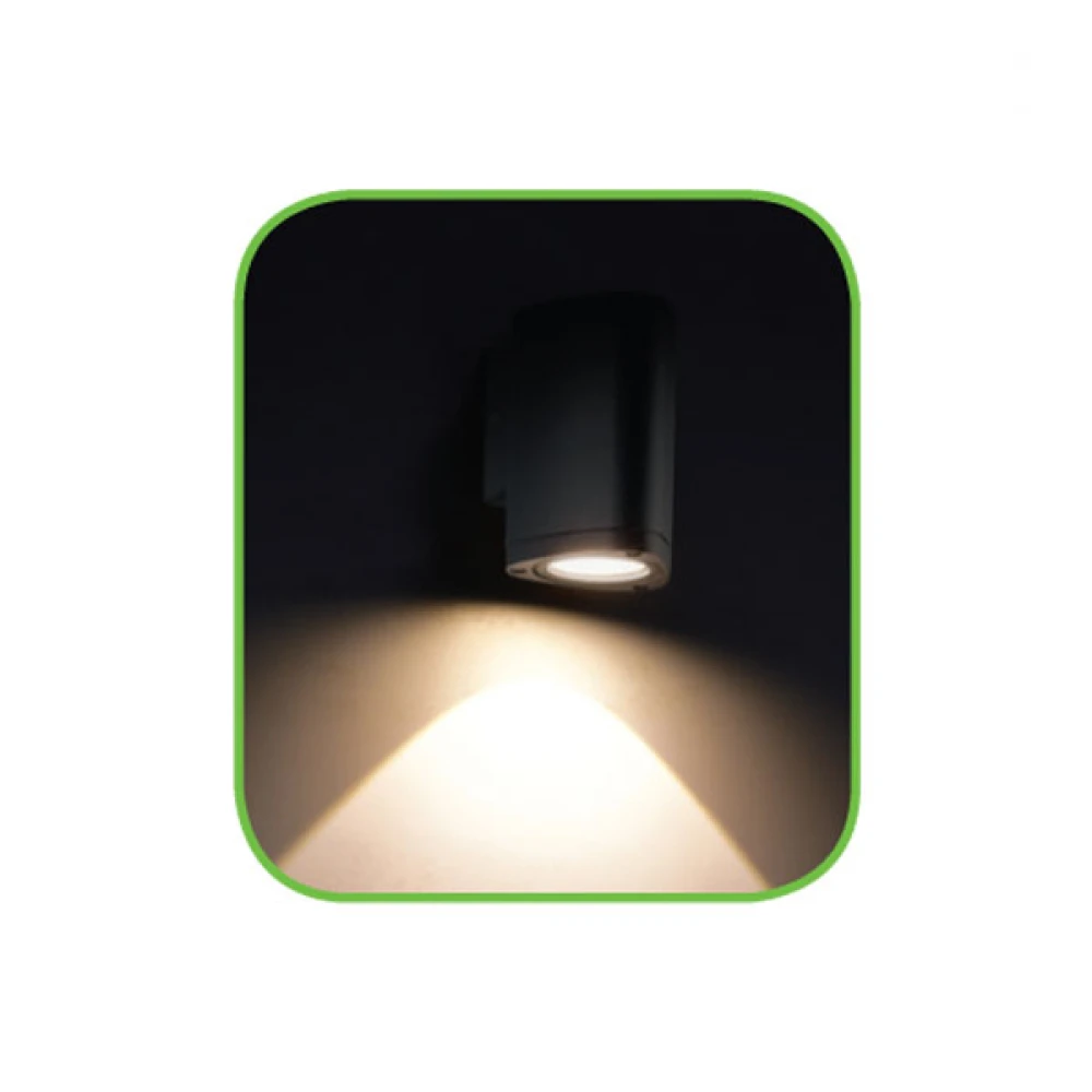 CREE High Light LED Απλίκα Εξωτερικού Χώρου Σε Σκούρο Γκρι 3W IP54 ALBI - ACA