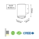 CREE High Light LED Απλίκα Εξωτερικού Χώρου Σε Σκούρο Γκρι 3W IP54 ALBI - ACA