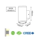 CREE High Light LED Απλίκα Εξωτερικού Χώρου Σε Σκούρο Γκρι Up-Down 6W IP54 ALBI - ACA