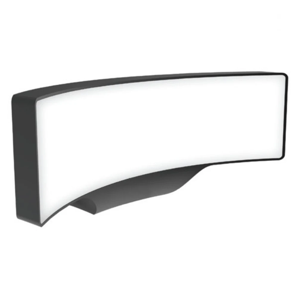OSRAM LED Απλίκα Εξωτερικού Χώρου Σε Σκούρο Γκρι 13W IP65 ARAS - ACA