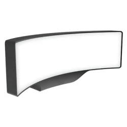 OSRAM LED Απλίκα Εξωτερικού Χώρου Σε Σκούρο Γκρι 13W IP65 ARAS - ACA