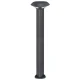 OSRAM LED Κολωνάκι Εξωτερικού Χώρου Σκούρο Γκρι 80cm 7W IP54 BERKA- ACA