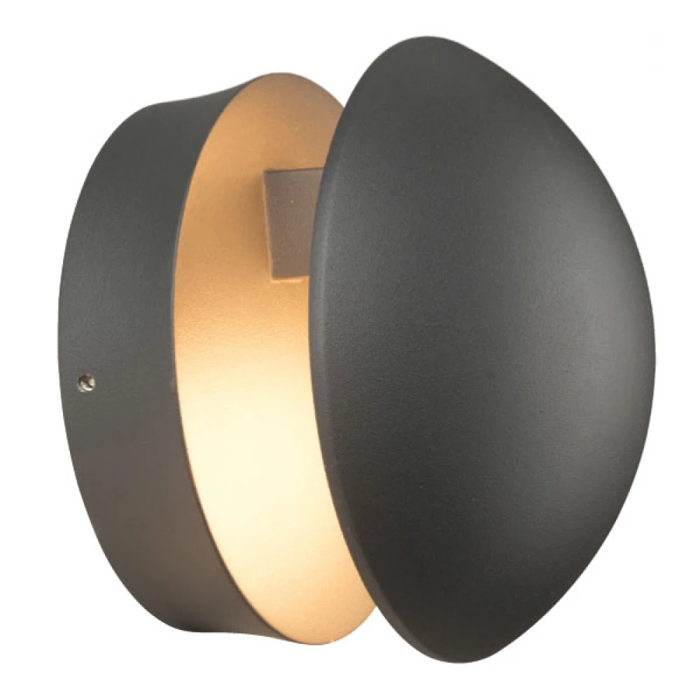 LED Everlight Απλίκα Εξωτερικού Χώρου Σε Σκούρο Γκρι Αναδιπλούμενη 13W IP54 GABI - ACA