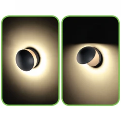 LED Everlight Απλίκα Εξωτερικού Χώρου Σε Σκούρο Γκρι Αναδιπλούμενη 13W IP54 GABI - ACA