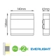 LED Everlight Απλίκα Εξωτερικού Χώρου Αναδιπλούμενη Σε Σκούρο Γκρι 9W IP54 ITRI - ACA