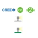 CREE LED Φωτιστικό Κήπου Σε Σκούρο Γκρι Με Μεταβαλλόμενες Μοίρες Φωτισμού 15-50° 9W IP65 LOTOS - ACA
