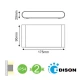EDISON LED Απλίκα Εξωτερικού Χώρου Σκούρο Γκρι 11W IP54 MAIDA-L ACA