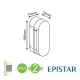 LED Epistar Απλίκα Εξωτερικού Χώρου Περιστρεφόμενη Σε Σκούρο Γκρι 10W IP65 RIETI - ACA