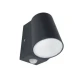 LED EPISTAR Απλίκα Εξωτερικού Χώρου Με Αισθητήρα Κίνησης Σε Σκούρο Γκρι 6W IP54 SIMORE - ACA