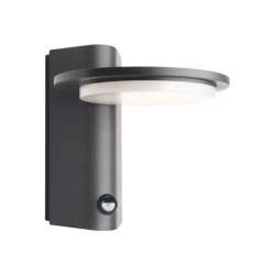 OSRAM LED Απλίκα Εξωτερικού Χώρου Σε Σκούρο Γκρι Με Αισθητήρα Κίνησης 7W IP54 VALLE - ACA