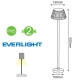 EVERLIGHT LED Φωτιστικό Δαπέδου Εξωτερικού Χώρου Σκούρο Γκρι 62cm 10W IP65 VIANA - ACA