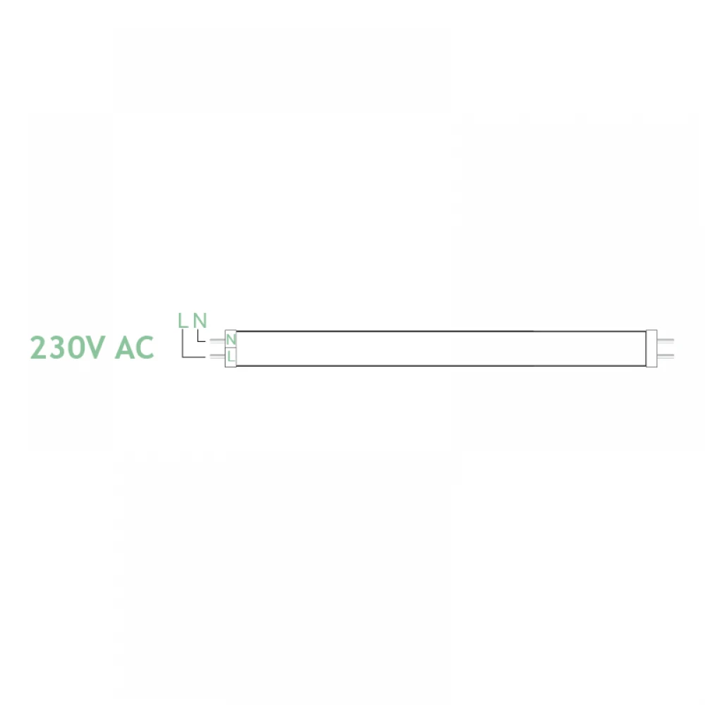 LED SMD T8 G13 9W 4000K 60CM 230V AC 900LM RA80 30000H 320° GLASS ACA