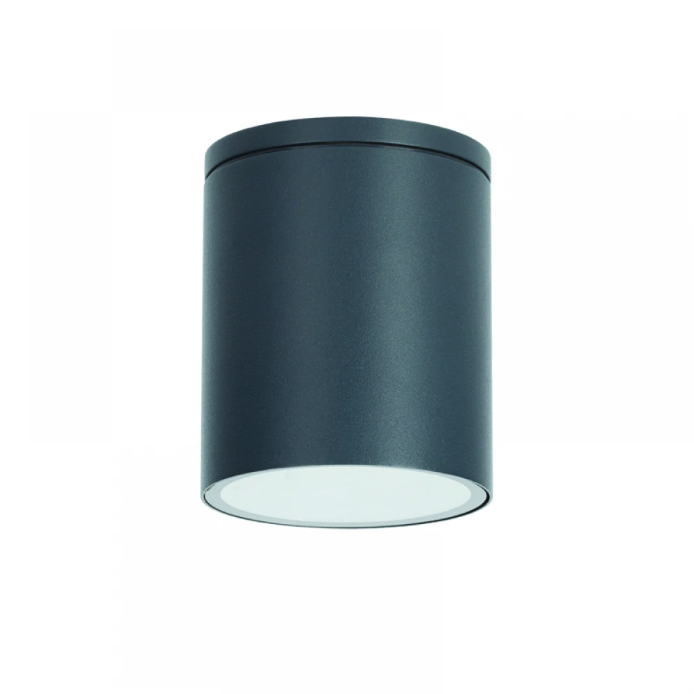 GU10 ROUND CEILING LUMINAIRE 230V AC DARK GREY IP65 GU10 MAX.35W ACA