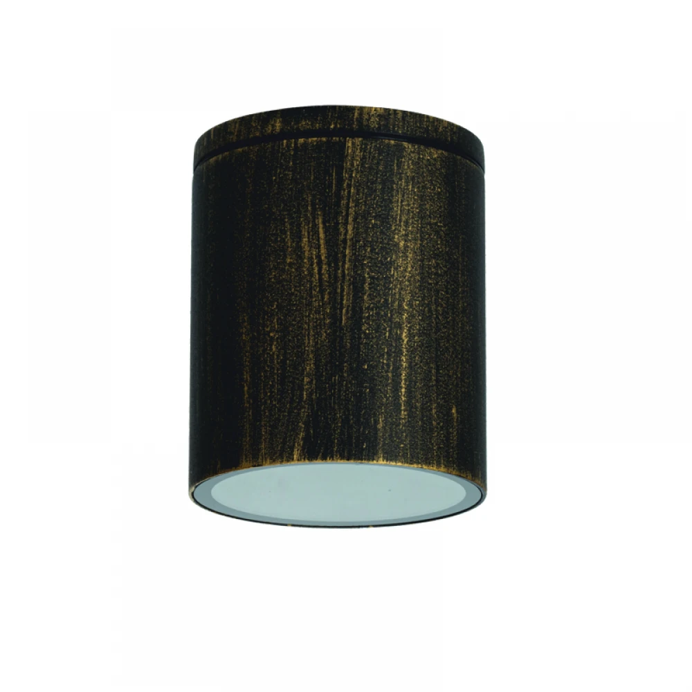 GU10  ROUND CEILING LUMINAIRE 230V AC GOLDEN BLACK IP65 GU10 MAX.35W ACA