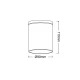 GU10 ROUND CEILING LUMINAIRE 230V AC DARK GREY IP65 GU10 MAX.35W ACA