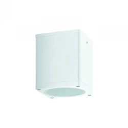 GU10 SQUARE CEILING LUMINAIRE 230V AC MATT WHITE IP65 GU10 MAX.35W ACA