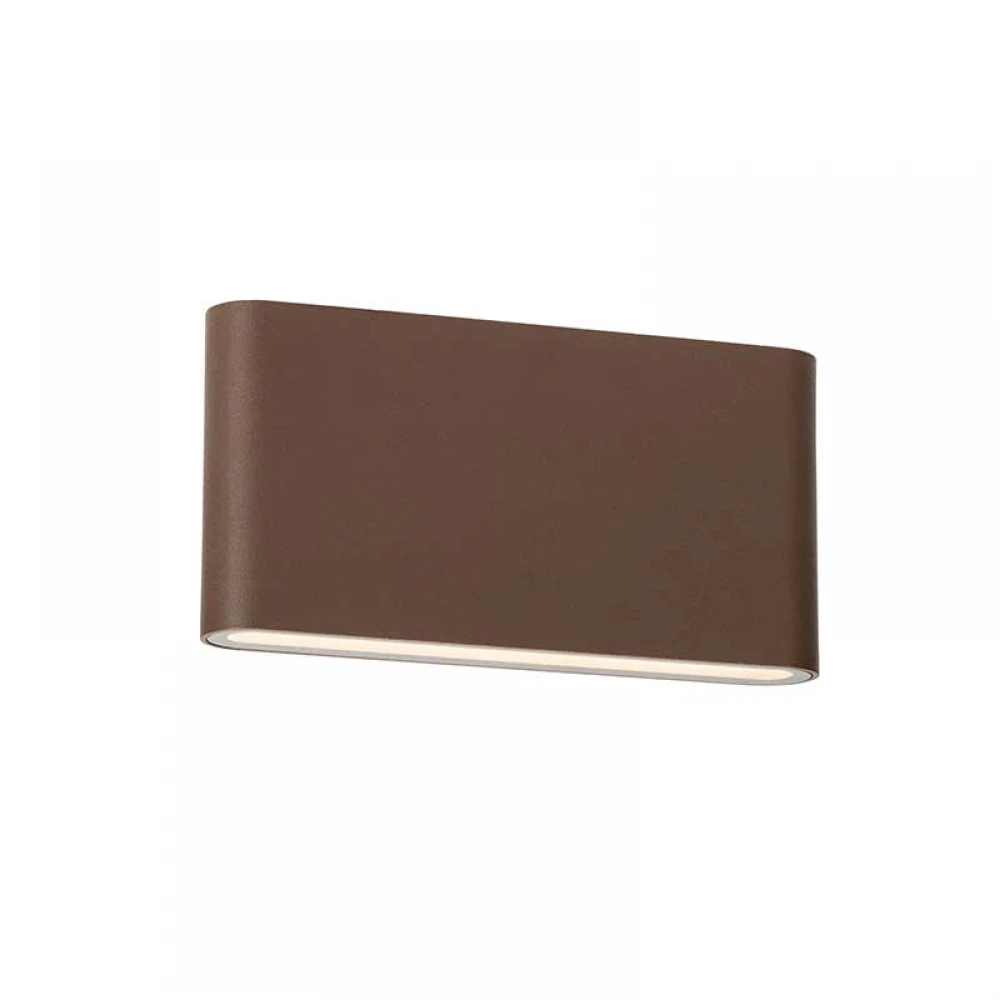 LED SMD WALL LUMINAIRE 11W 570LM 60° 230V AC 3.000K RUSTY CRI80 IP54 30.000HRS ACA