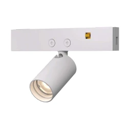 ΜΙΝΙ ΛΕΥΚΟ ΜΑΓΝΗΤΙΚΟ ΣΠΟΤ 24V DC 1W 3000K 80LM 24° RA90 5YRS Φ12*22(38)ΜΜ ACA