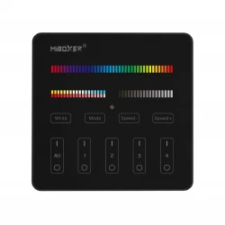 CONTROLLER RGB+CCT 4 ZONE Μαύρο MiLight