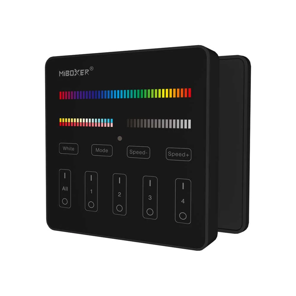CONTROLLER RGB+CCT 4 ZONE Μαύρο MiLight