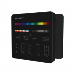 CONTROLLER RGB+CCT 4 ZONE Μαύρο MiLight