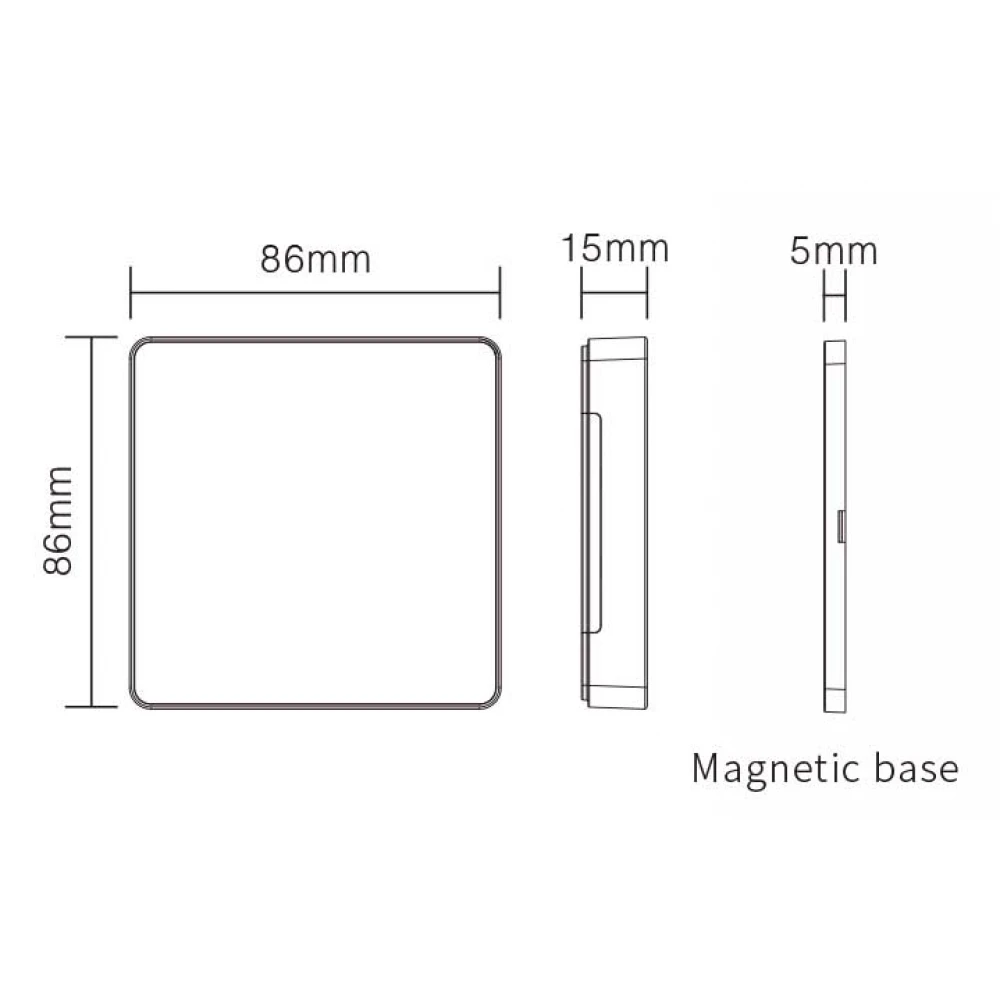 CONTROLLER RGB+CCT 4 ZONE Μαύρο MiLight