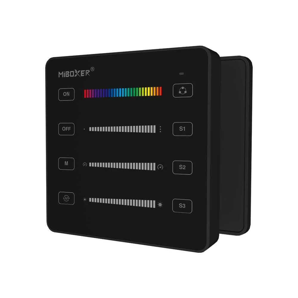 ΤΗΛΕΧΕΙΡΙΣΤΗΡΙΟ B6 SPI ΓΙΑ LED ΤΑΙΝΙΑ ACA A-B6-B ΜΑΥΡΟ IP20 MiLight