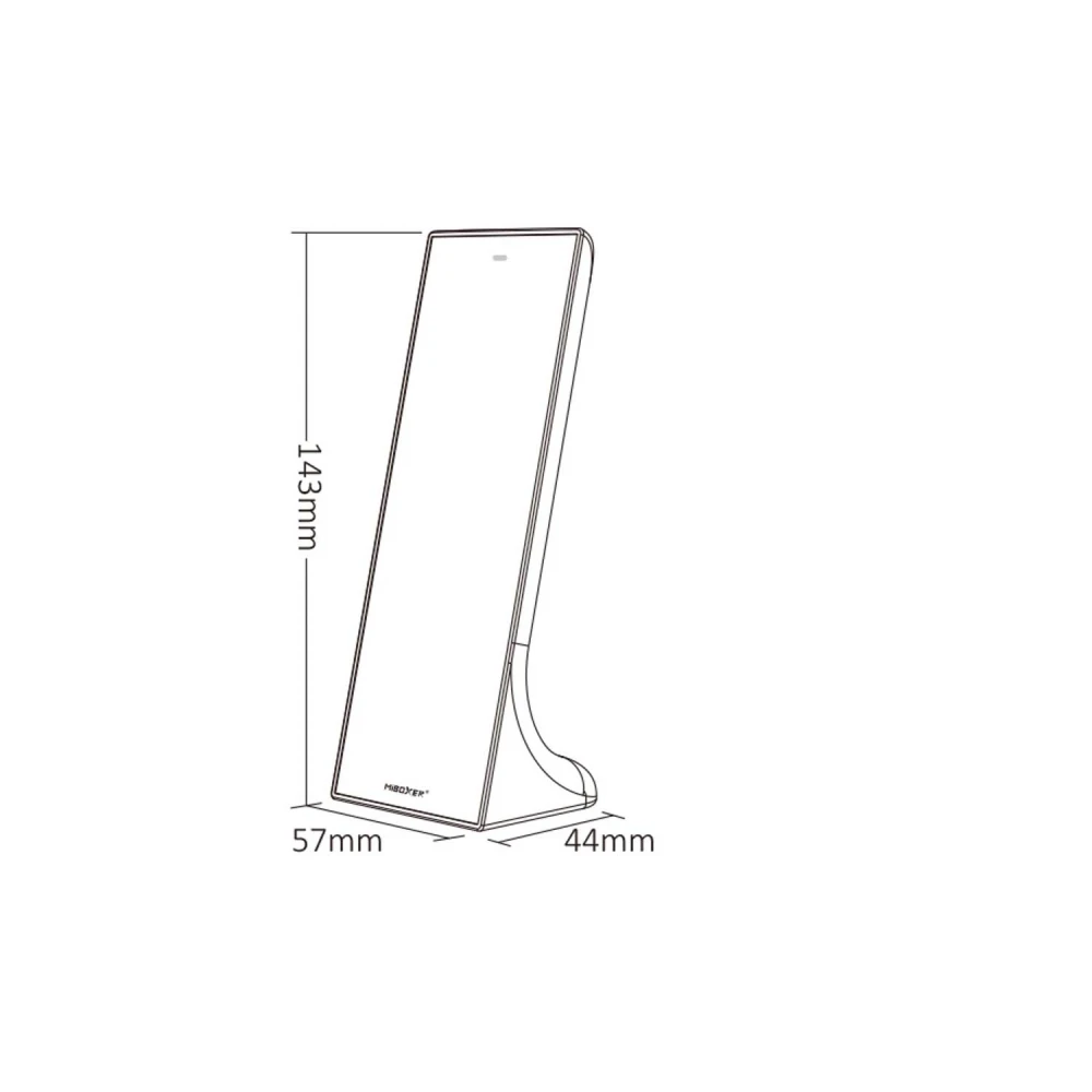 ΚΑΘΕΤΟ ΤΗΛΕΧΕΙΡΙΣΤΗΡΙΟ LED RGB+CCT 2.4GHZ ACA A-Y3-B ΜΑΥΡΟ IP20 MiLight
