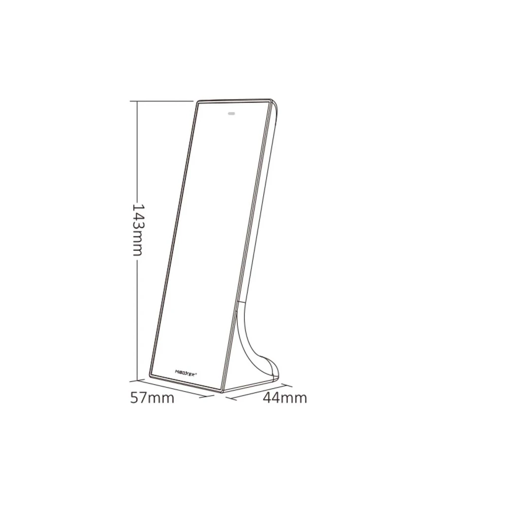 ΚΑΘΕΤΟ ΤΗΛΕΧΕΙΡΙΣΤΗΡΙΟ LED RGB+CCT 2.4GHZ ACA A-Y3-B ΜΑΥΡΟ IP20 MiLight