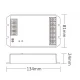 LED CONTROLLER 2,4GHz 5 IN 1,TOTAL OUTPUT MAX 30A MiLight