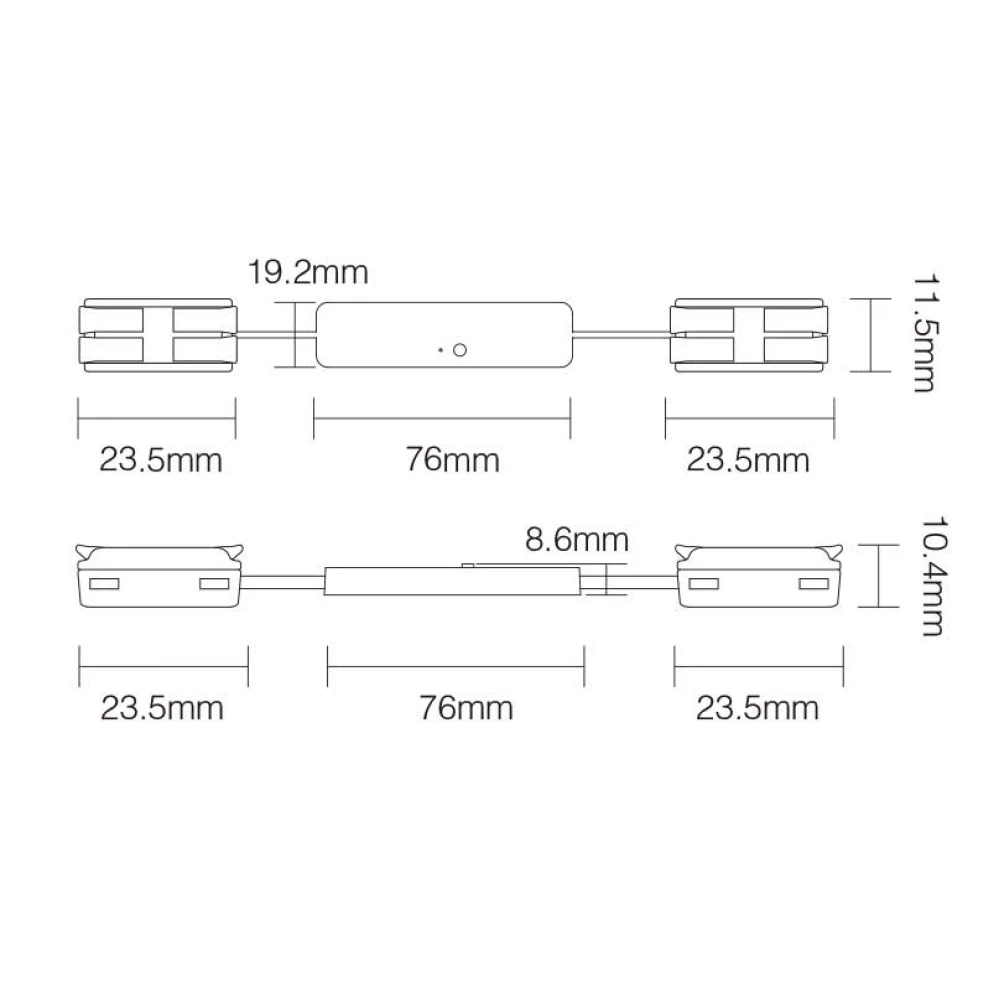 LED CONTROLLER, MINI SINGLE COLOR 2,4GHz (BARE WIRE) MiLight