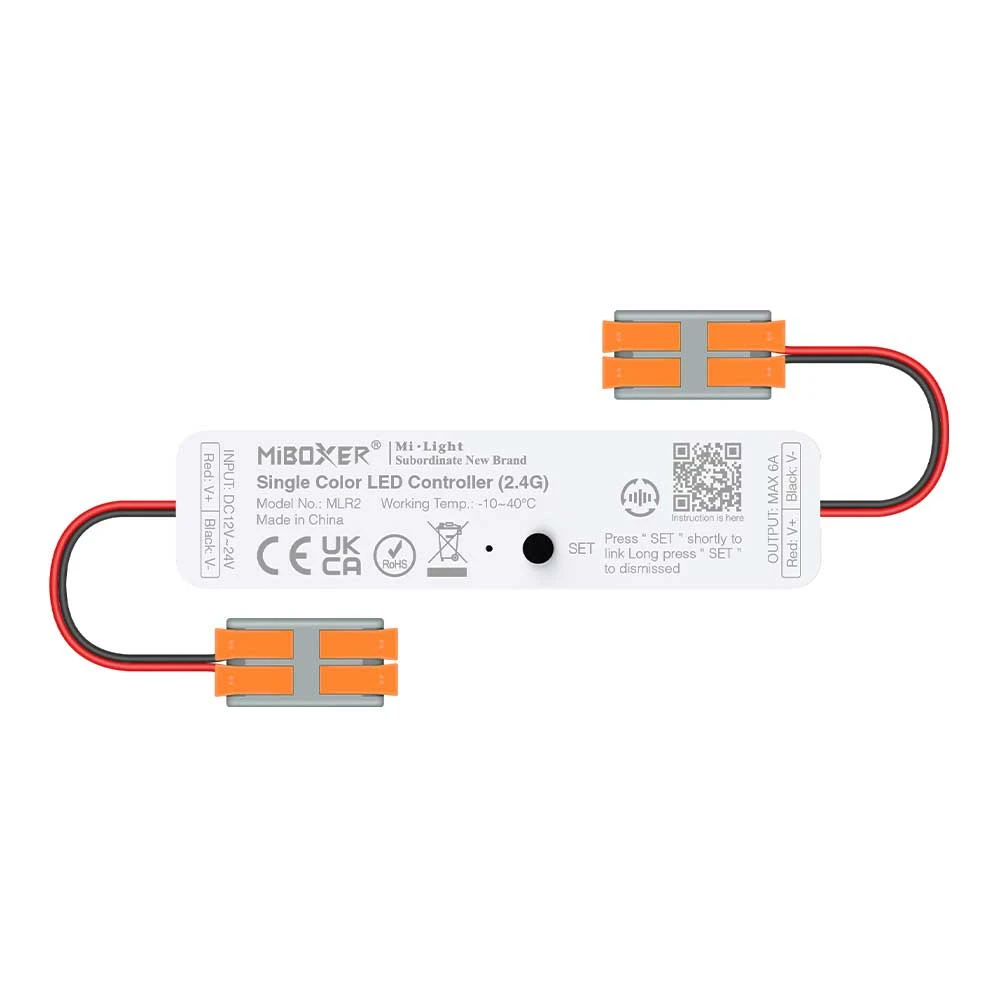 LED CONTROLLER, MINI SINGLE COLOR 2,4GHz (BARE WIRE) MiLight