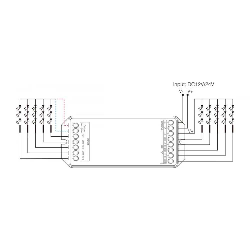 AMPLIFIER 5 CHANNEL MiLight