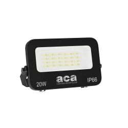 ΠΡΟΒΟΛΕΑΣ LED SMD ΜΑΥΡΟΣ 20W 3CCT 2000LM 185-265V RA>80 IP66 ACA
