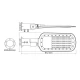 LED STREET LUMINAIRE 150W 20250LM 4000K 140x90˚ CLASS I 230V AC IP66 ACA