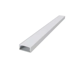 NORM ΠΡΟΦΙΛ ΑΛΟΥΜΙΝΙΟΥ ΛΕΥΚΟ ΜΕ ΟΠΑΛ ΚΑΛΛΥΜΑ 2m/pc ACA