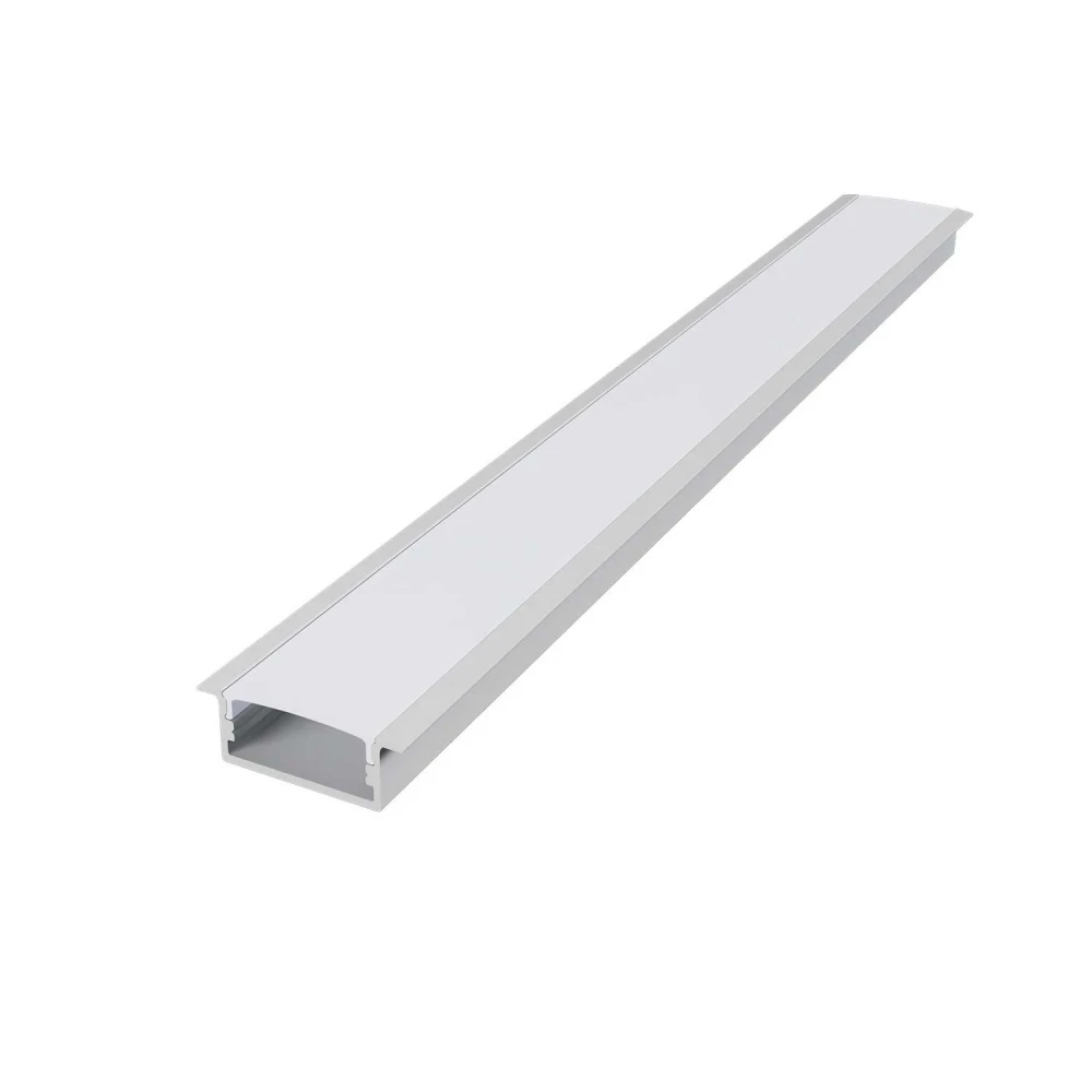 NORM ΠΡΟΦΙΛ ΑΛΟΥΜΙΝΙΟΥ ΛΕΥΚΟ ΜΕ ΟΠΑΛ ΚΑΛΥΜΑ 2m/pc ACA