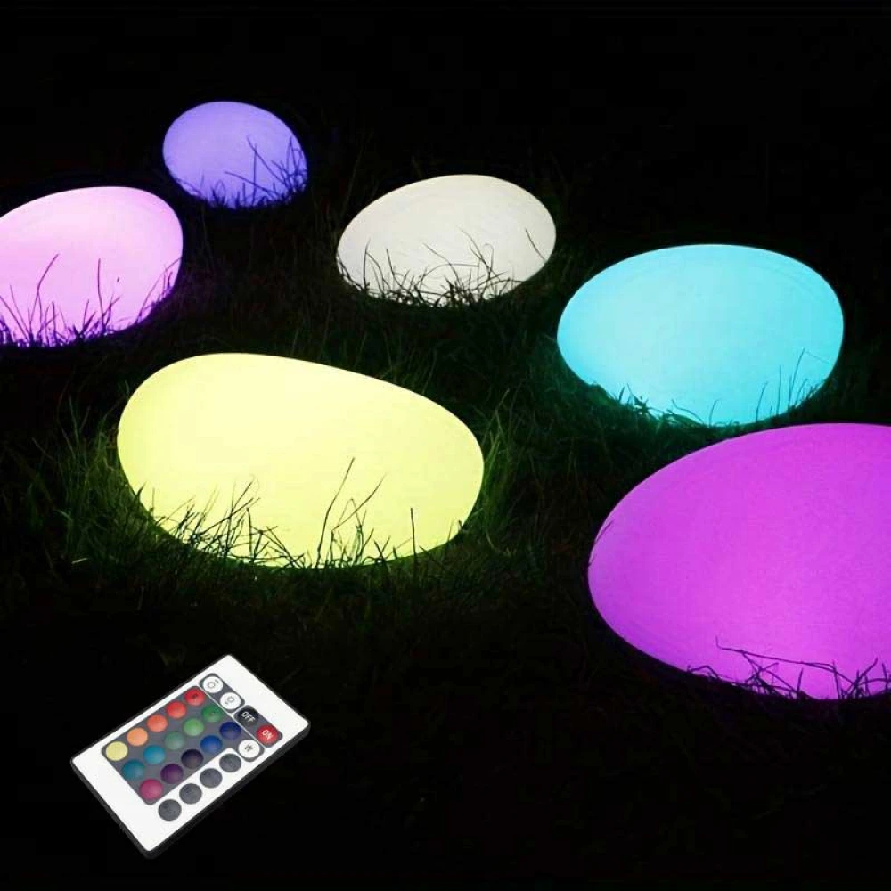 ΗΛΙΑΚΗ/ΕΠΑΝΑΦΟΡΤΙΖΟΜΕΝΗ RGBW LED ΠΕΤΡΑ 26*20*14cm IP54 LiFePO4 1800mAh ACA