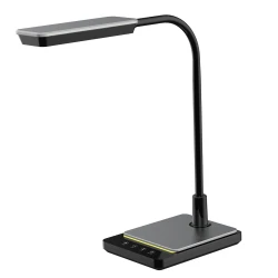 ΦΩΤΙΣΤΙΚΟ ΓΡΑΦΕΙΟΥ LED ACA BL1027BK ΜΑΥΡΟ 7W CCT 3000K/4000K/6000K 450LM