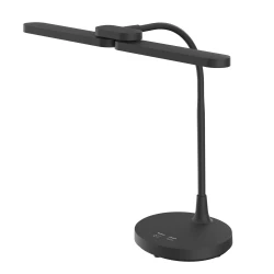 ΦΩΤΙΣΤΙΚΟ ΓΡΑΦΕΙΟΥ LED ACA BL1043BK ΜΑΥΡΟ 8W CCT 3000K/3800K/5700K 300LM