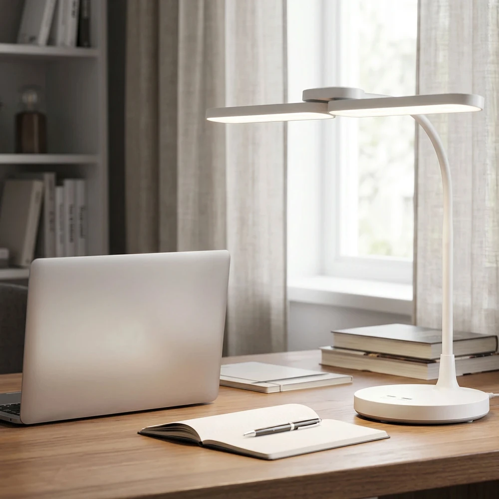 ΦΩΤΙΣΤΙΚΟ ΓΡΑΦΕΙΟΥ LED ACA BL1043WH ΛΕΥΚΟ 8W CCT 3000K/3800K/5700K 300LMIP20