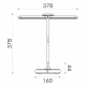 ΦΩΤΙΣΤΙΚΟ ΓΡΑΦΕΙΟΥ LED ACA BL1043WH ΛΕΥΚΟ 8W CCT 3000K/3800K/5700K 300LMIP20
